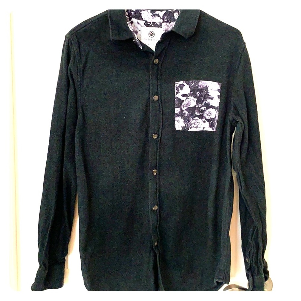 Mens Dark Green Flannel